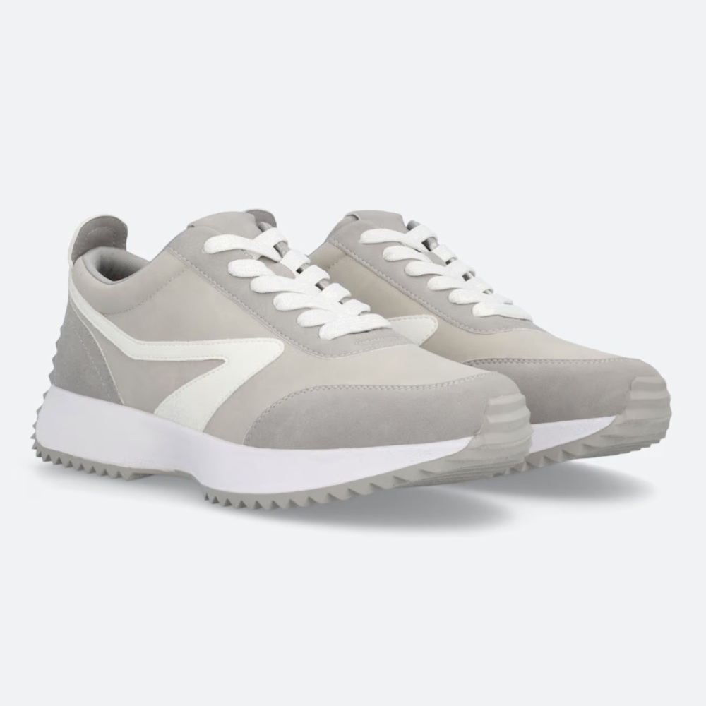 DV by Dolce Vita Gray and White Women's Sneakers